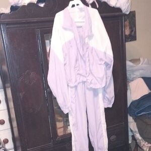 No Boundaries Purple and White Matching Set